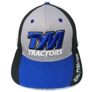 TYN Tractors Quality Matters Strapback Trucker Hat Multicolor OS Adjustable Mesh